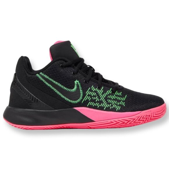Nike Kyrie Flytrap 2 Unisex Black & Hyper Pink Size 5Y Boys Basketball Shoes - Picture 1 of 12